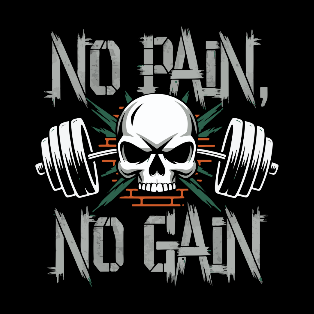 Oversized- No pain no gain